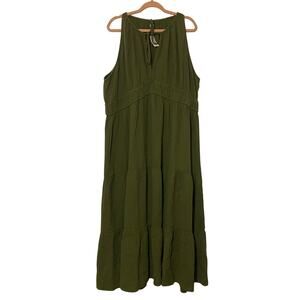 Old Navy Olive Green Dress - Women's Size XXL
